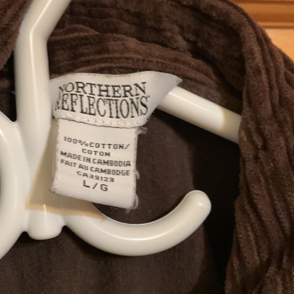 Northern Reflections Brown Cord Jacket - Picture 2 of 4